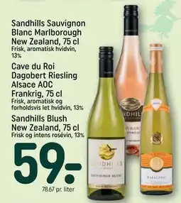 REMA 1000 Cave du Roi Dagobert Riesling Alsace AOC Frankrig, 75 cl tilbud