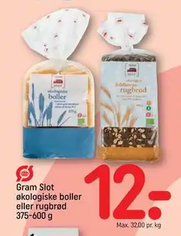REMA 1000 Gram Slot økologiske boller eller rugbrød 375-600 g tilbud