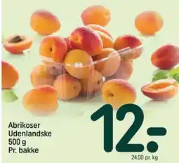 REMA 1000 Abrikoser Udenlandske tilbud