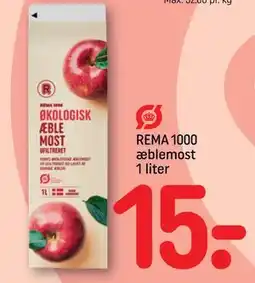 REMA 1000 REMA 1000 æblemost 1 liter tilbud