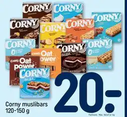 REMA 1000 Corny muslibars 120-150 g tilbud
