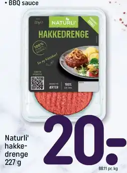 REMA 1000 Naturli' hakkedrenge tilbud