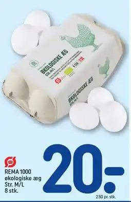 REMA 1000 REMA 1000 økologiske æg Str. M/L tilbud