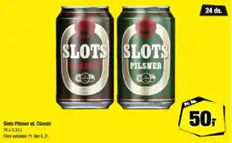 Calle SLOTS Pilsner el. classic tilbud