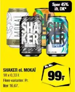 Calle Shaker el. mokaï tilbud