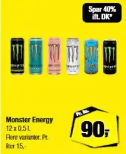 Calle Monster energy tilbud