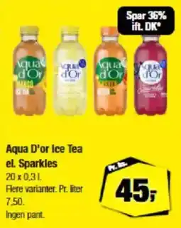 Calle AQUA D'OR Ice tea el. sparkles tilbud