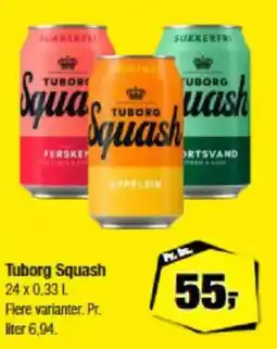 Calle TUBORG Squash tilbud