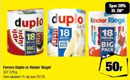 Calle Ferrero duplo el. kinder riegel tilbud