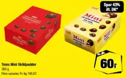 Calle Toms mini skildpadder tilbud