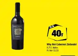 Calle WHY NOT Cabernet zinfandel tilbud
