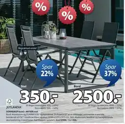 JYSK MYSEN stol tilbud