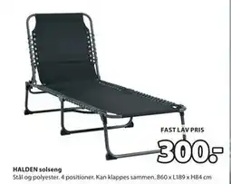 JYSK HALDEN solseng tilbud