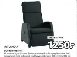JYSK DOVRE loungestol tilbud