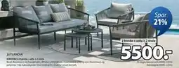 JYSK KIRKENES 2 borde + sofa + 2 stole tilbud