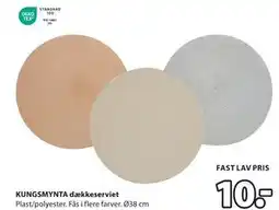 JYSK KUNGSMYNTA dækkeserviet tilbud