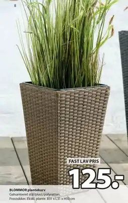 JYSK BLOMMOR plantekurv tilbud