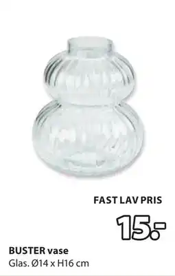 JYSK BUSTER vase tilbud