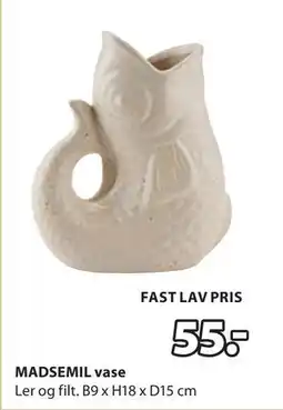 JYSK MADSEMIL vase tilbud