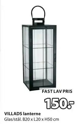 JYSK VILLADS lanterne tilbud