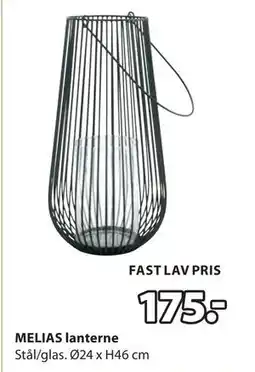 JYSK MELIAS lanterne tilbud
