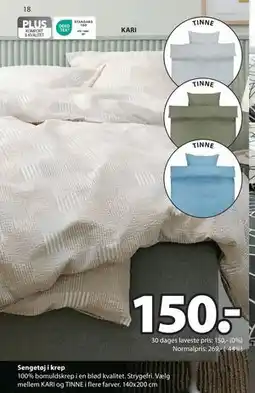 JYSK KARI TINNE tilbud