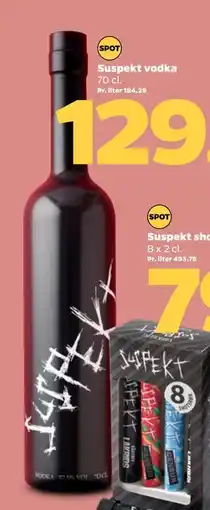 Netto Suspekt vodka tilbud