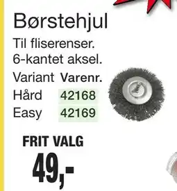 Harald Nyborg Børstehjul tilbud