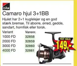 Harald Nyborg Camaro hjul 3+1BB tilbud