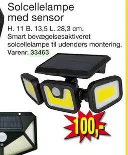 Harald Nyborg Solcellelampe med sensor tilbud