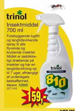 Harald Nyborg Insektmiddel 700 ml tilbud