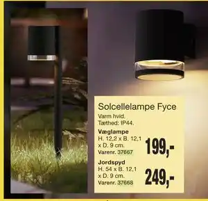 Harald Nyborg Solcellelampe Fyce tilbud