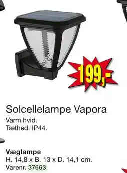 Harald Nyborg Solcellelampe Vapora tilbud