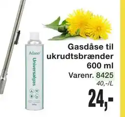 Harald Nyborg Gasdåse til ukrudtsbrænder 600 ml tilbud