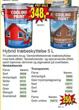 Harald Nyborg Hybrid træbeskyttelse 5 L tilbud