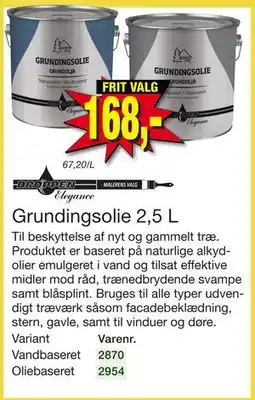 Harald Nyborg Grundingsolie 2,5 L tilbud