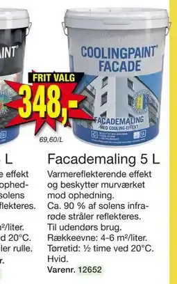 Harald Nyborg Facademaling 5 L tilbud