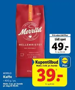 Lidl Kaffe tilbud