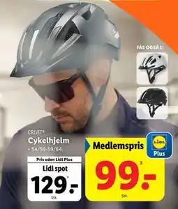 Lidl Cykelhjelm tilbud