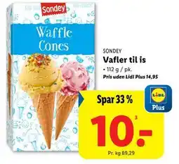 Lidl Vafler til is tilbud