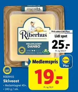 Lidl Skiveost tilbud