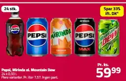 Fleggaard Pepsi, Mirinda el. Mountain Dew tilbud