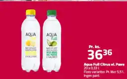 Fleggaard Aqua full citrus el. pære tilbud