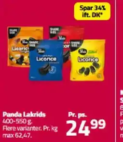 Fleggaard Panda Lakrids tilbud