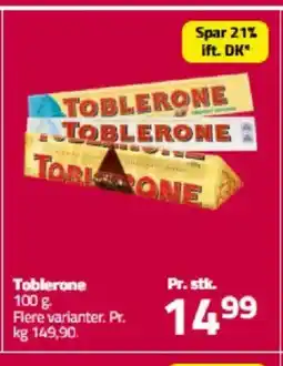 Fleggaard Toblerone tilbud