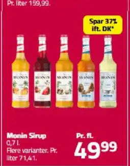 Fleggaard Monin Sirup tilbud