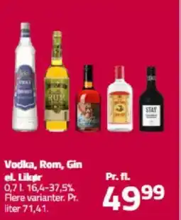 Fleggaard Vodka, Rom, Gin el. Likør tilbud