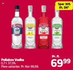 Fleggaard Poliakov Vodka tilbud