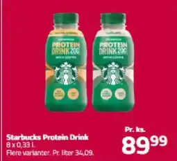 Fleggaard Starbucks Protein Drink tilbud