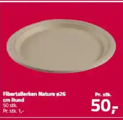 Fleggaard Fibertallerken Nature #26 tilbud